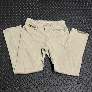 Levi's Women's Straight Leg Pants in Beige